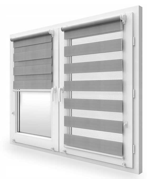 Рольшторы День-Ночь на пластиковом окне